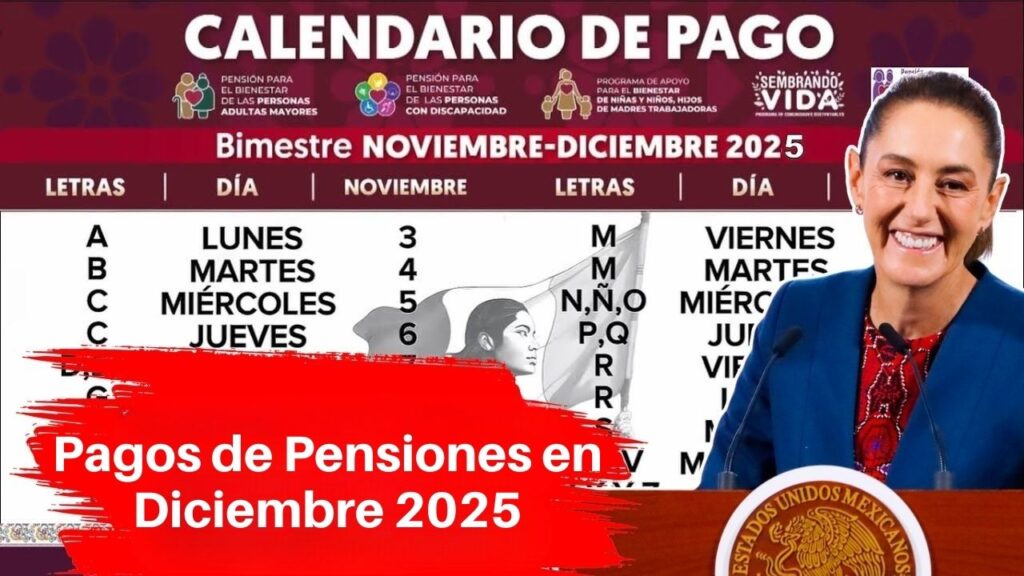 Pagos de Pensiones en Diciembre 2025: Consulta la Fecha Exacta y Cómo Comprobarla en Tu Banco