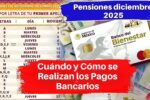 Pensiones Diciembre 2025: Cuándo y Cómo se Realizan los Pagos Bancarios